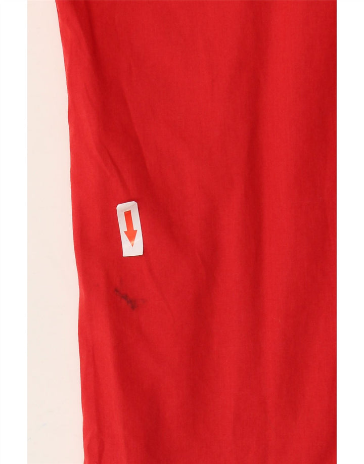 Camisa masculina de manga curta Marlboro Classics algodão vermelho médio