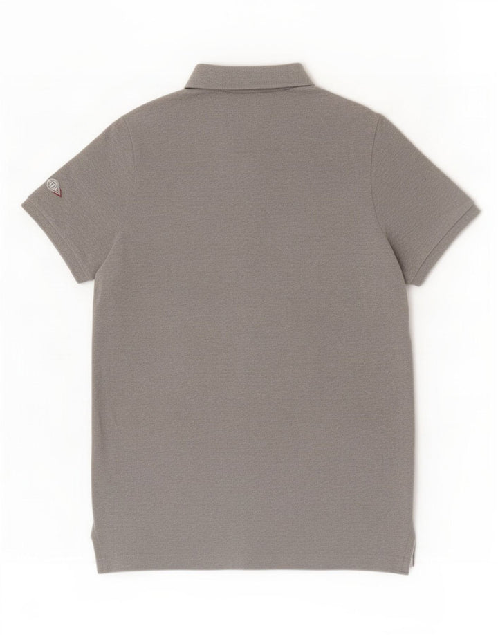 Camisa polo masculina Superdry XL algodão cinza