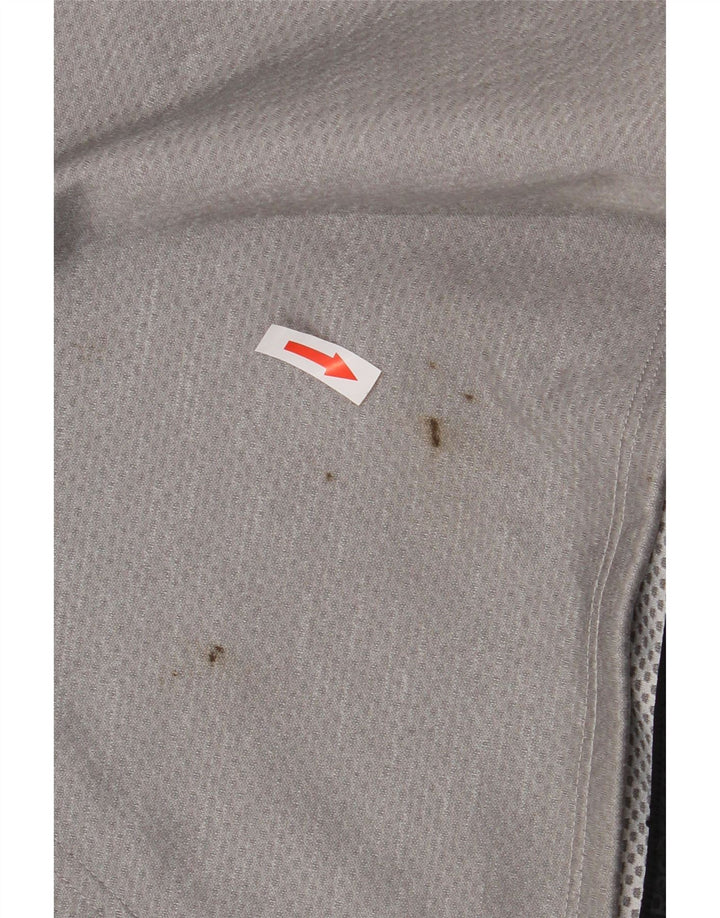 REEBOK Mens Graphic Hoodie Jumper XL Cinza Poliéster