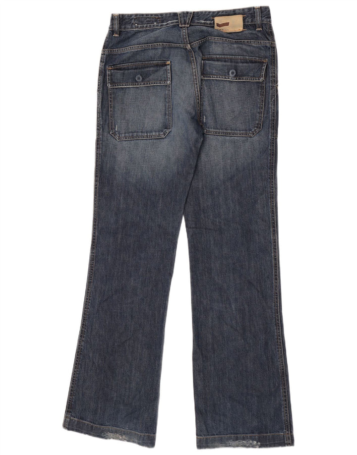 Calça jeans masculina GAS desgastada W32 L34 azul