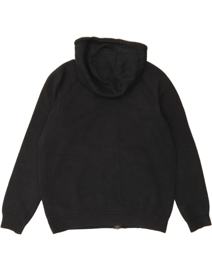 NIKE Mens Zip Hoodie Sweater Medium Black Cotton Vintage Nike and Second-Hand Nike from Messina Hembry 