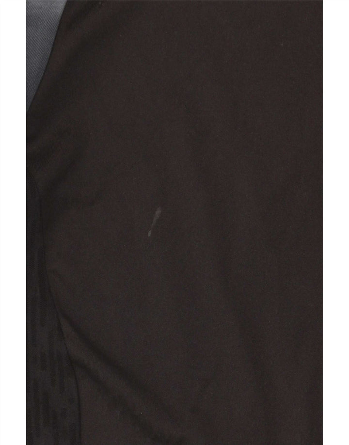 Adidas Mens Climacool Polo Shirt Médio Preto Colorblock