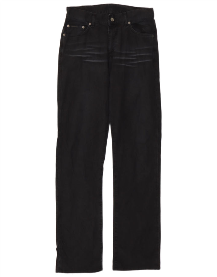 Calça jeans reta masculina Calvin Klein W30 L33 algodão preto