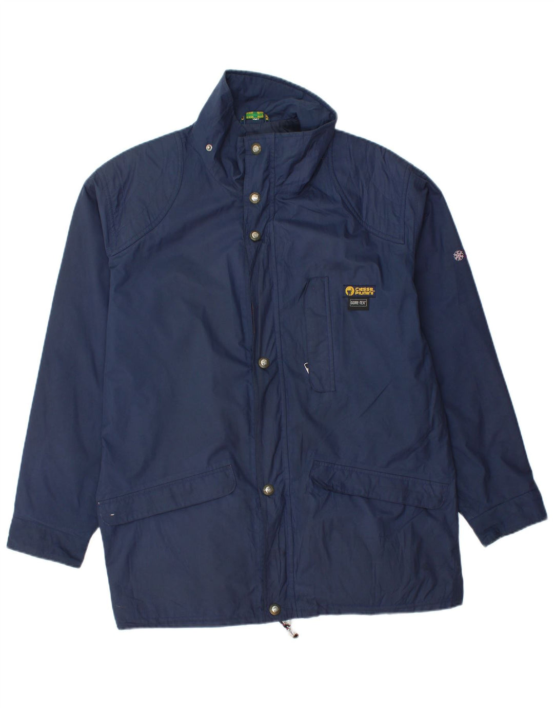 Jaqueta corta-vento masculina Ciesse Piumini UK 42 XL azul marinho poliéster