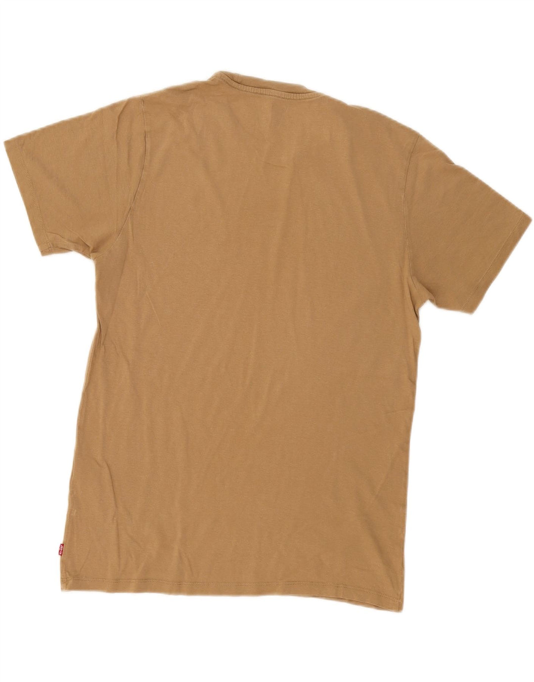 Camiseta gráfica masculina Levi's Top médio algodão bege
