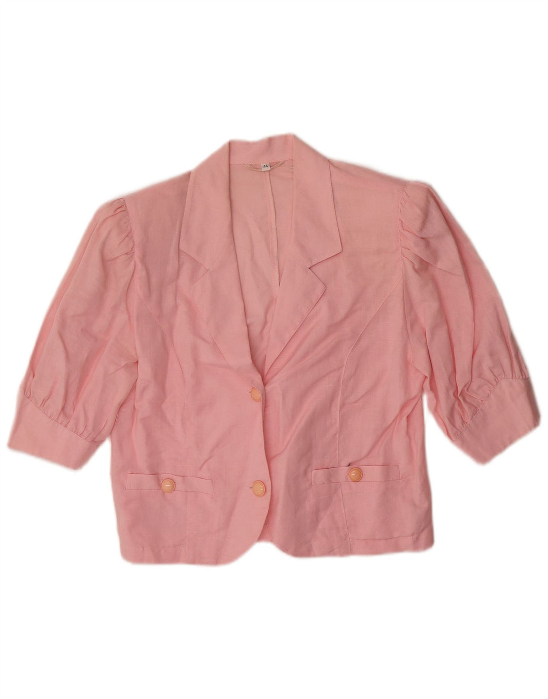 Jaqueta blazer feminina Incom manga curta com 2 botões IT 44 rosa médio