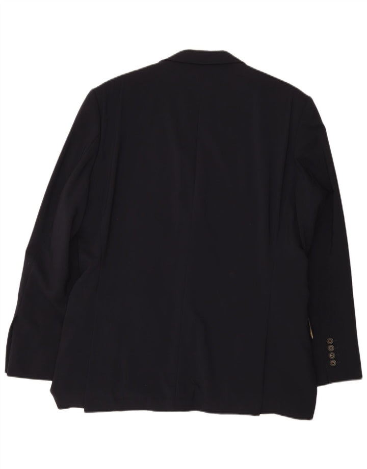 Jaqueta blazer masculina de 2 botões Ted Baker Reino Unido 38 azul marinho médio