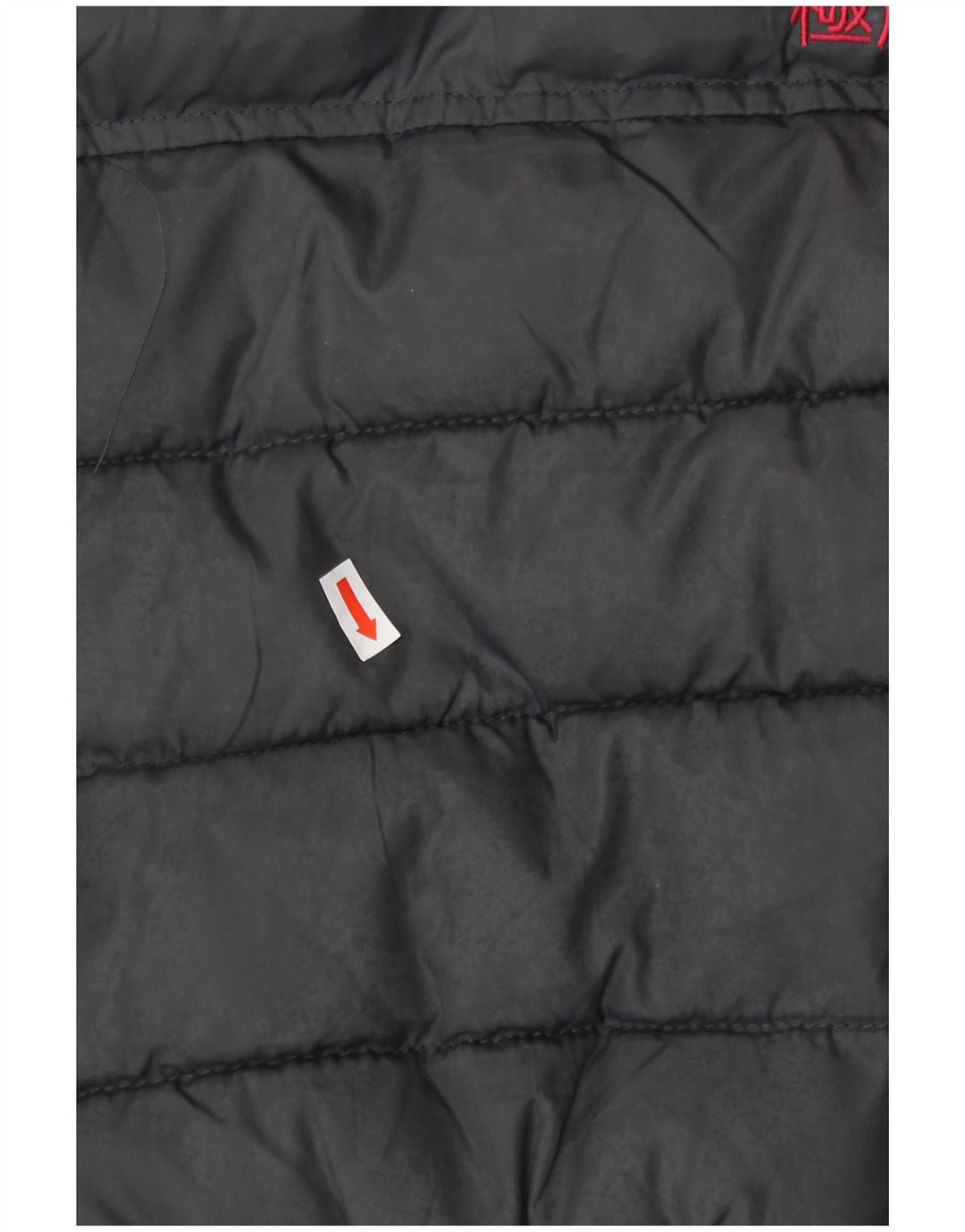 Colete acolchoado com capuz feminino SUPERDRY UK 14 poliéster cinza médio