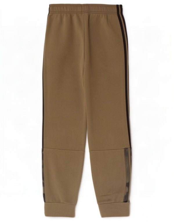 Adidas meninos calças de treino joggers 13-14 anos cáqui algodão camuflado