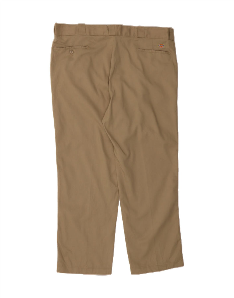DICKIES Mens Flex Straight Chino Trousers W41 L30 Beige Polyester Vintage Dickies and Second-Hand Dickies from Messina Hembry 