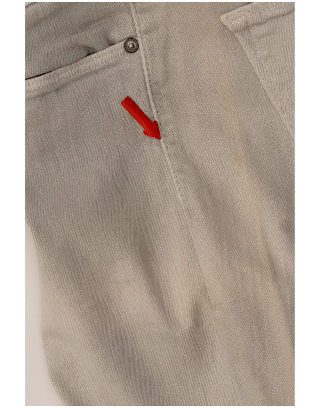 Jeans skinny feminino Levi's W29 L34 algodão cinza