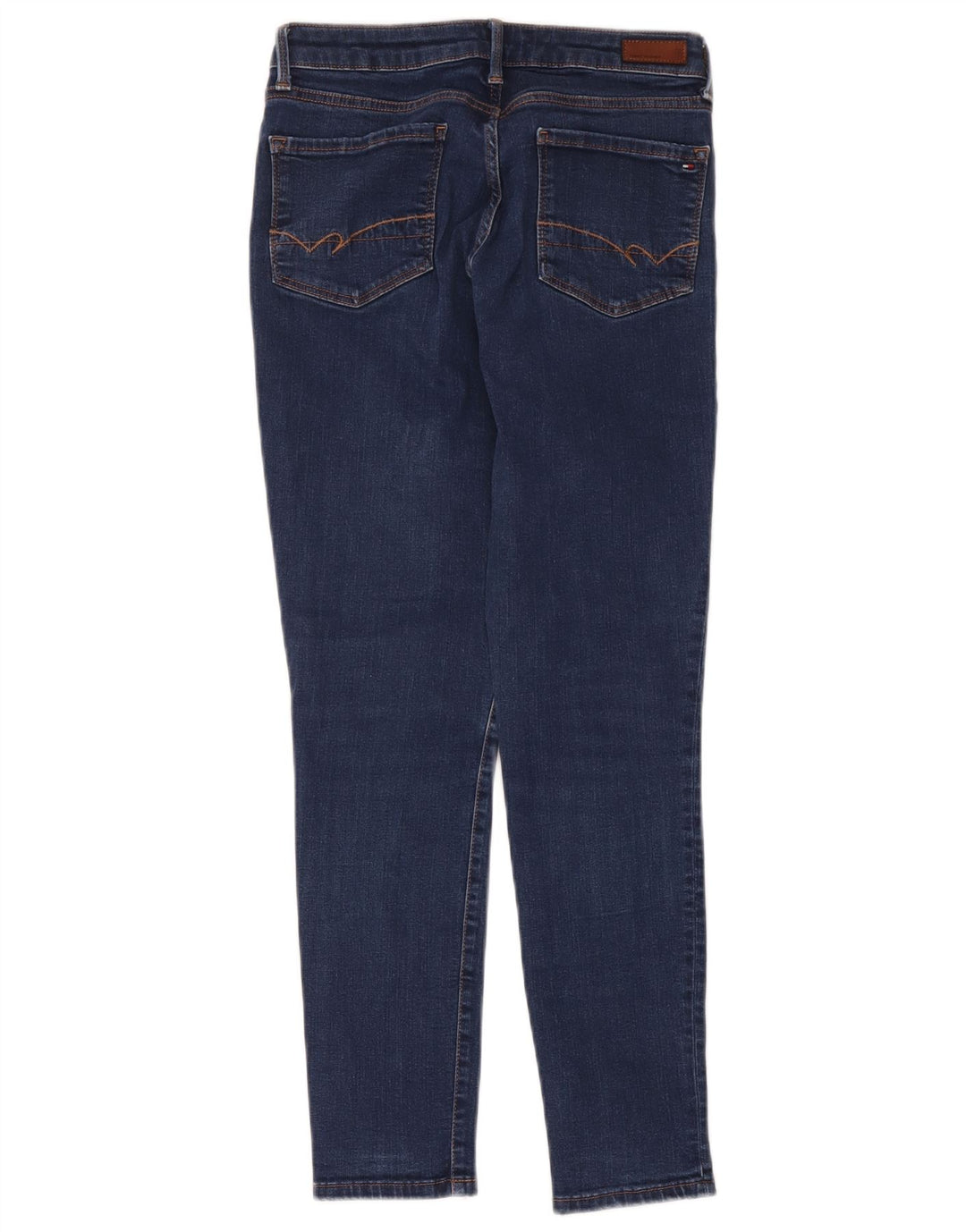 Jeans skinny feminino Tommy Hilfiger W28 L30 azul marinho poliéster