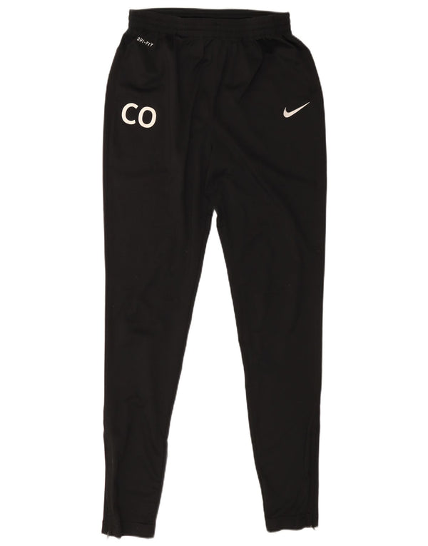 Calça de treino feminina NIKE Dri Fit Graphic UK 12 Médio Preto