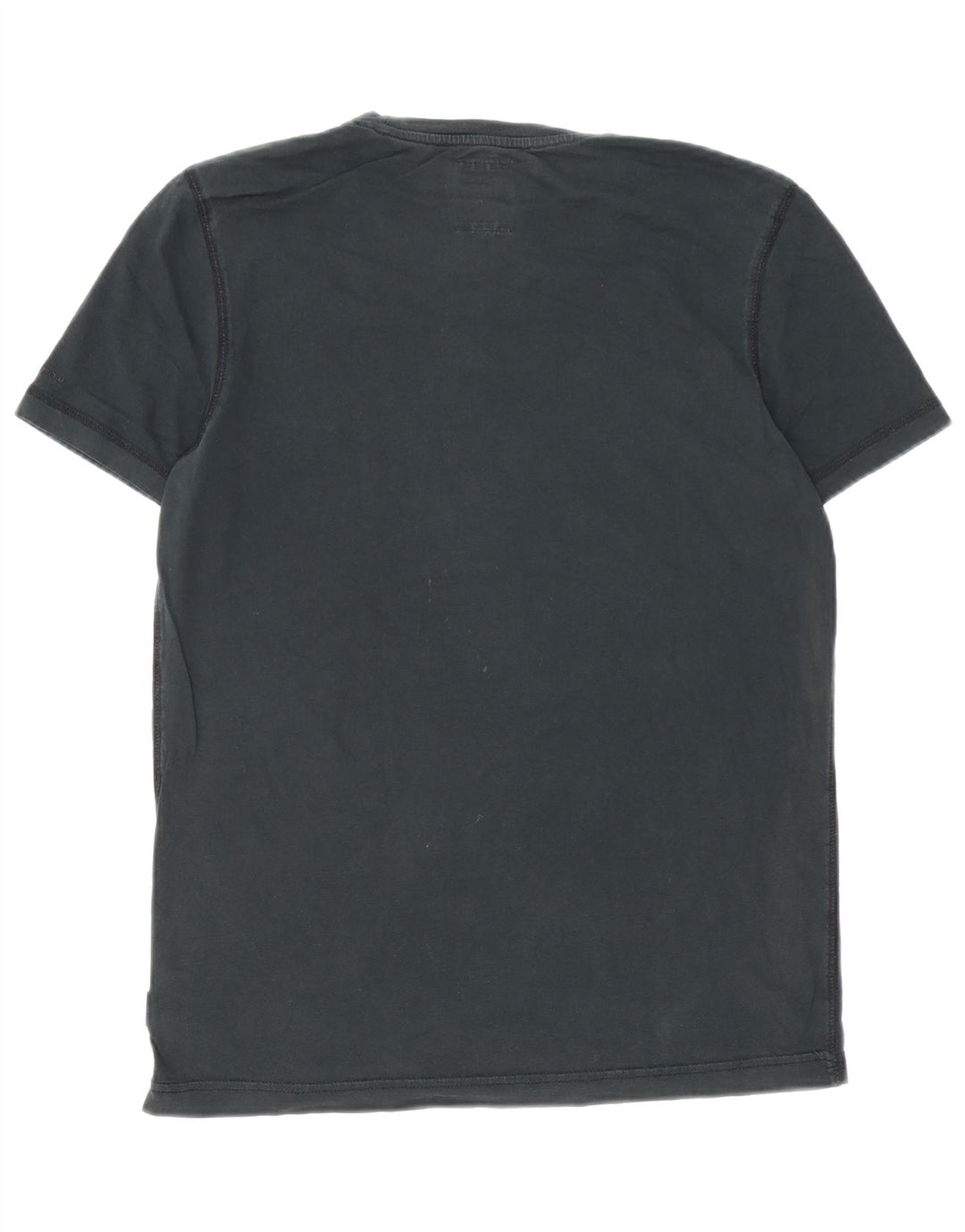 Camiseta gráfica masculina G-Star Top médio algodão preto