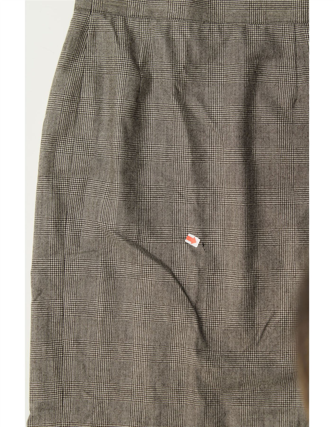 VINTAGE Womens Pencil Skirt EU 34 XS W25  Grey Houndstooth Vintage Vintage and Second-Hand Vintage from Messina Hembry 