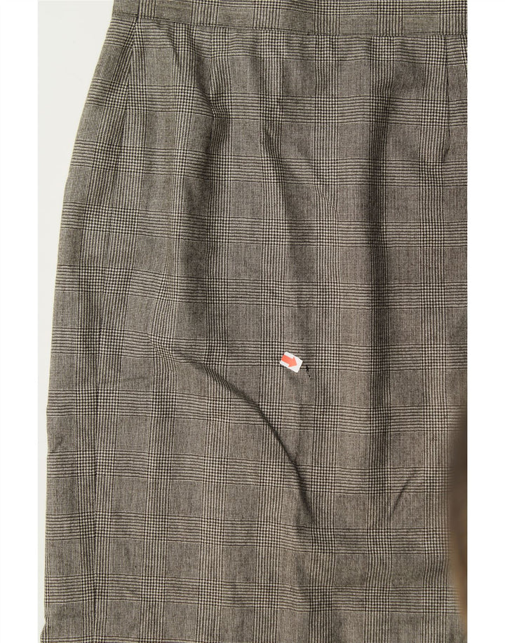 VINTAGE Womens Pencil Skirt EU 34 XS W25  Grey Houndstooth Vintage Vintage and Second-Hand Vintage from Messina Hembry 