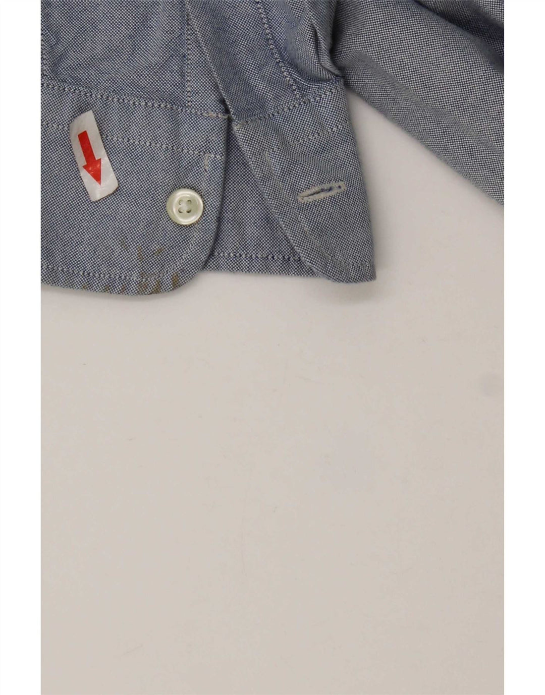 Camisa masculina Levi's azul médio algodão