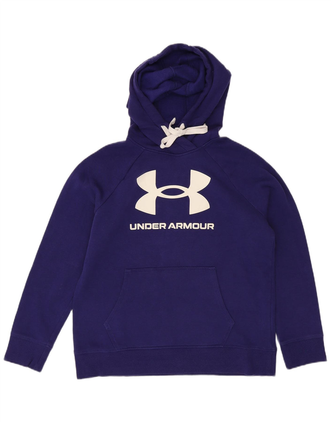 UNDER ARMOUR Suéter gráfico masculino com capuz e algodão azul médio