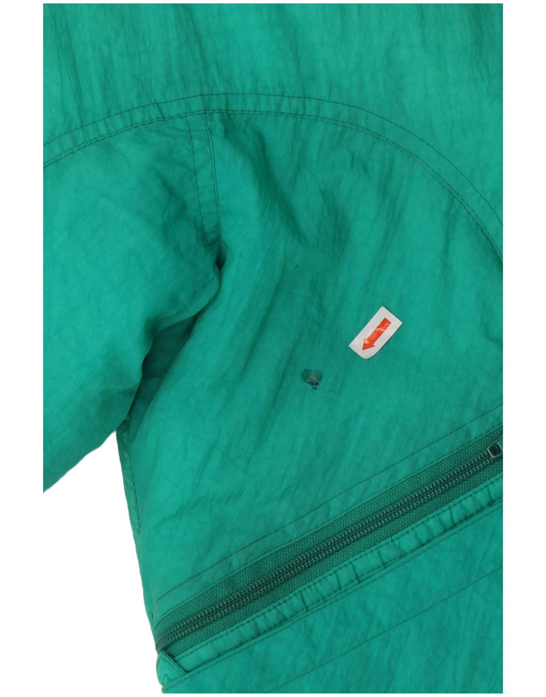 Belfe Girls Jaqueta de esqui gráfica superdimensionada 10-11 anos verde poliamida anos 80