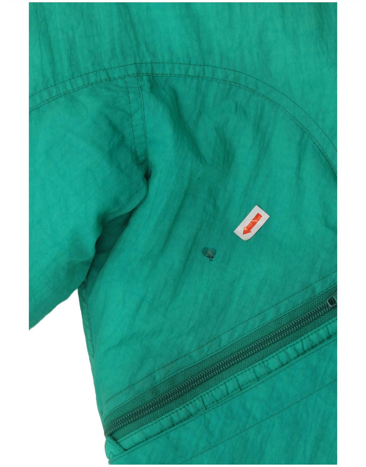 Belfe Girls Jaqueta de esqui gráfica superdimensionada 10-11 anos verde poliamida anos 80