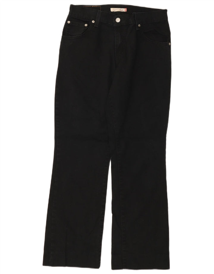 Calça Jeans Levis Feminina 550 Relaxed Fit Bootcut EUA 6 Médio W28 L28 Preto