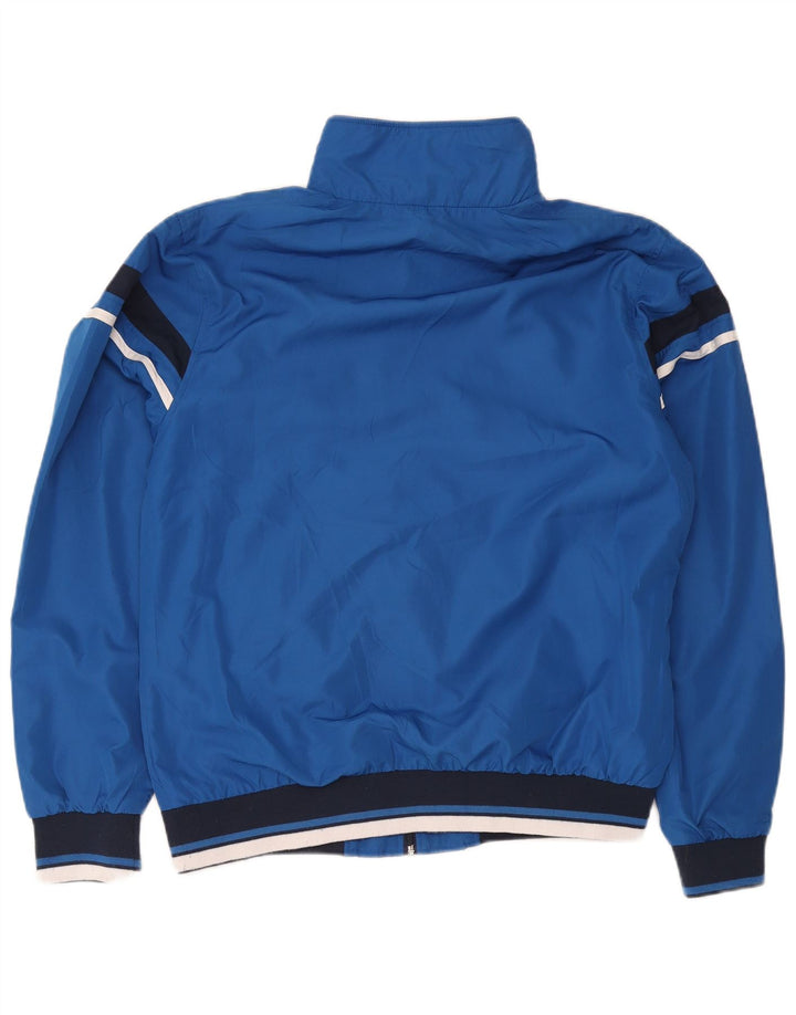 Jaqueta bomber masculina Asics UK 42 XL azul colorblock poliéster