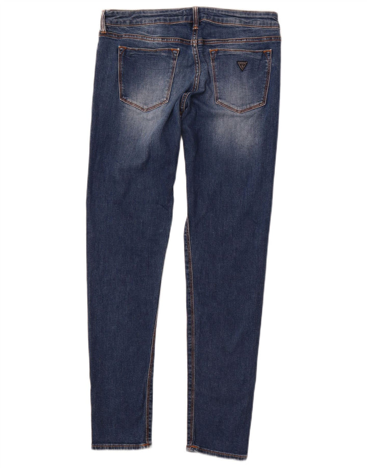 Jeans skinny feminino GUESS W29 L29 azul algodão