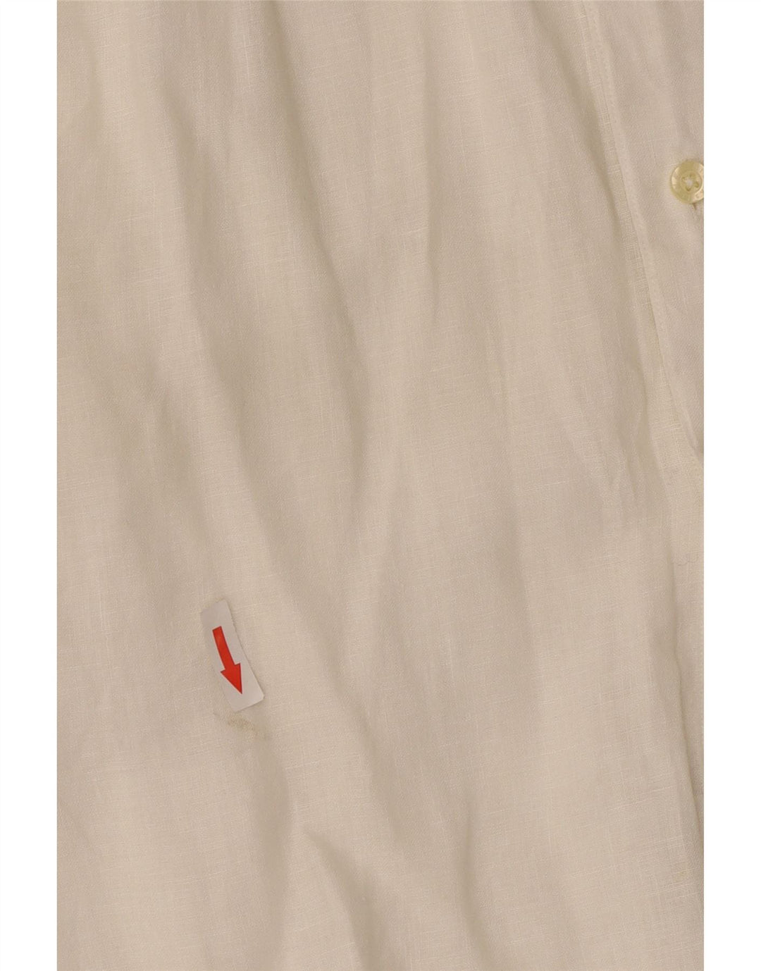 Camisa masculina Brooksfield tamanho 40 linho branco médio