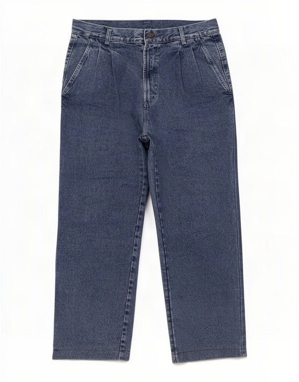 Carrera Mens Straight Jeans W32 L29 Azul Algodão