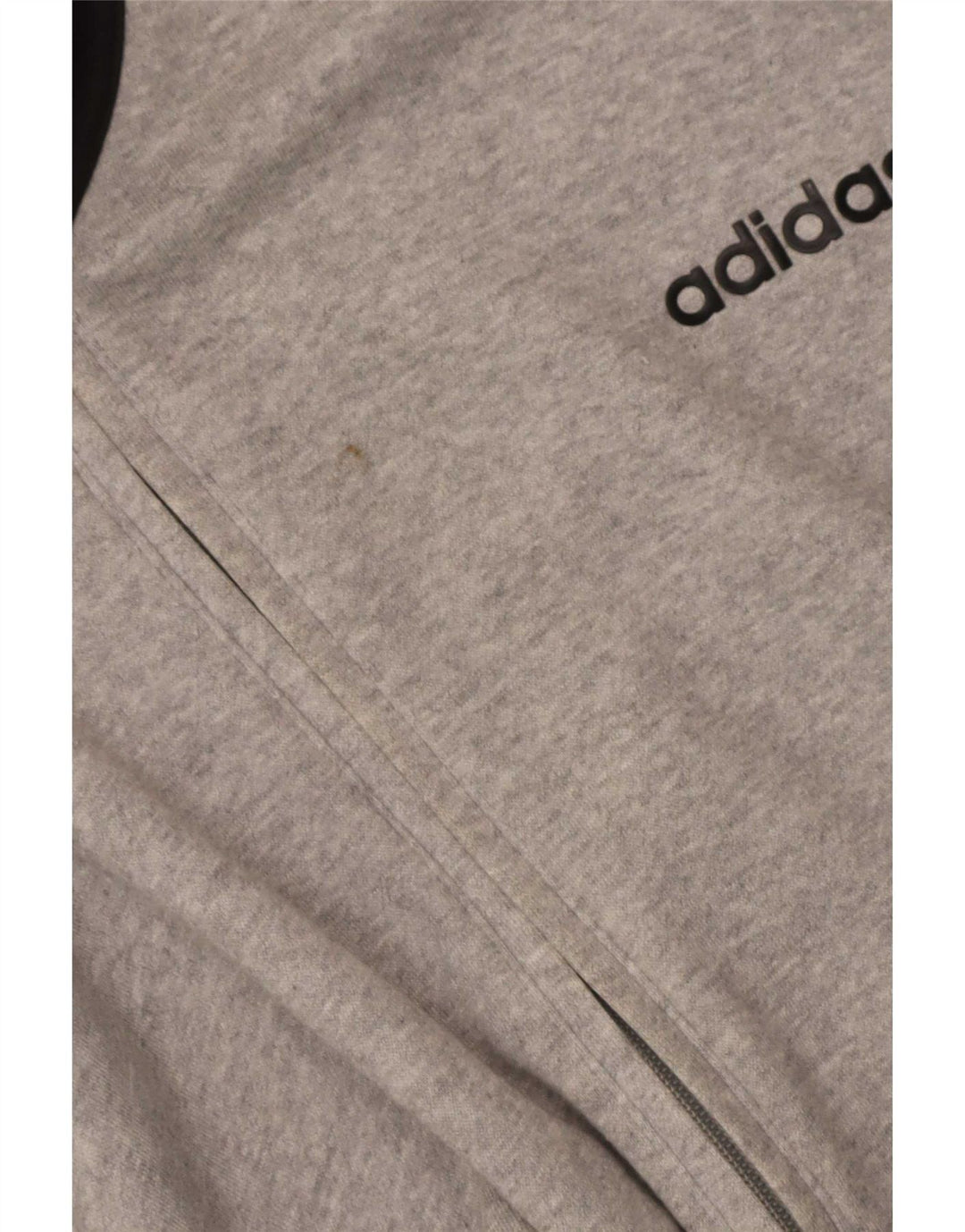 Adidas Mens Treino Top Jaqueta 2XL Cinza Colourblock Algodão