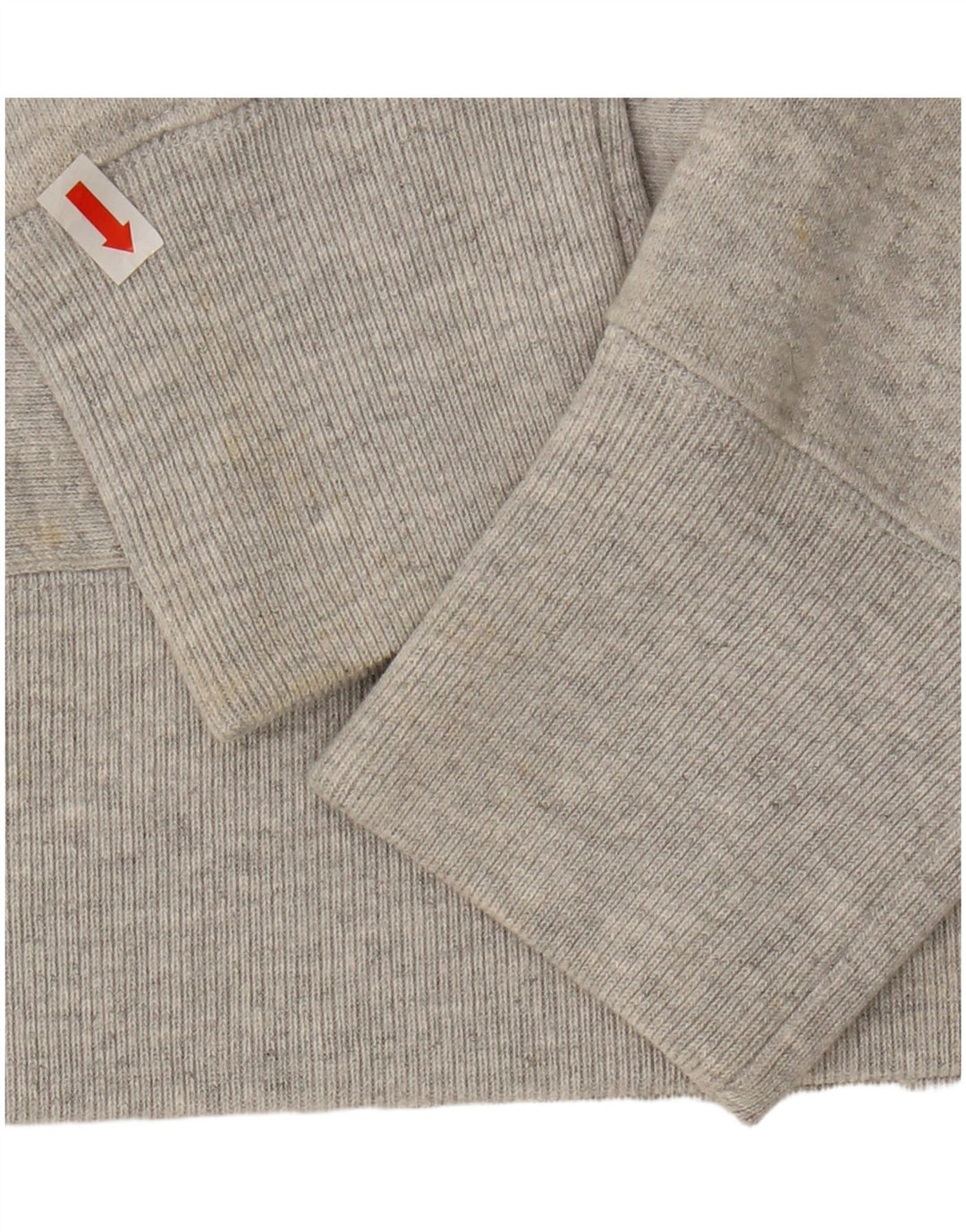 CHAMPION Suéter feminino com tecido reverso UK 14 algodão cinza médio