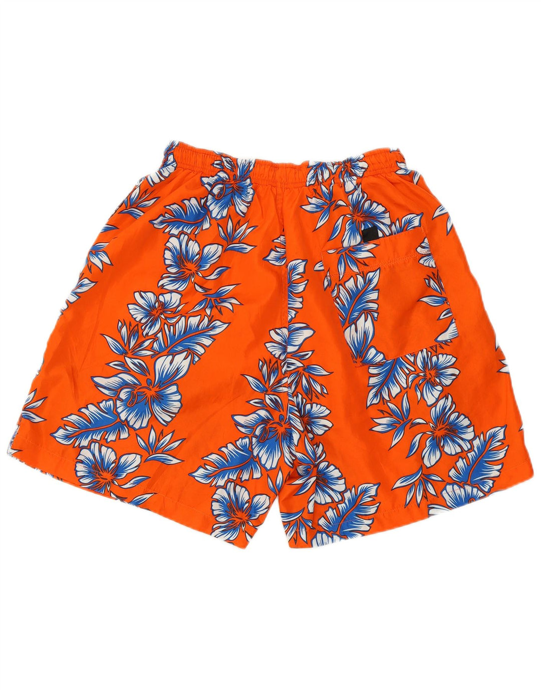 Shorts de banho masculino TOMMY HILFIGER médio laranja floral