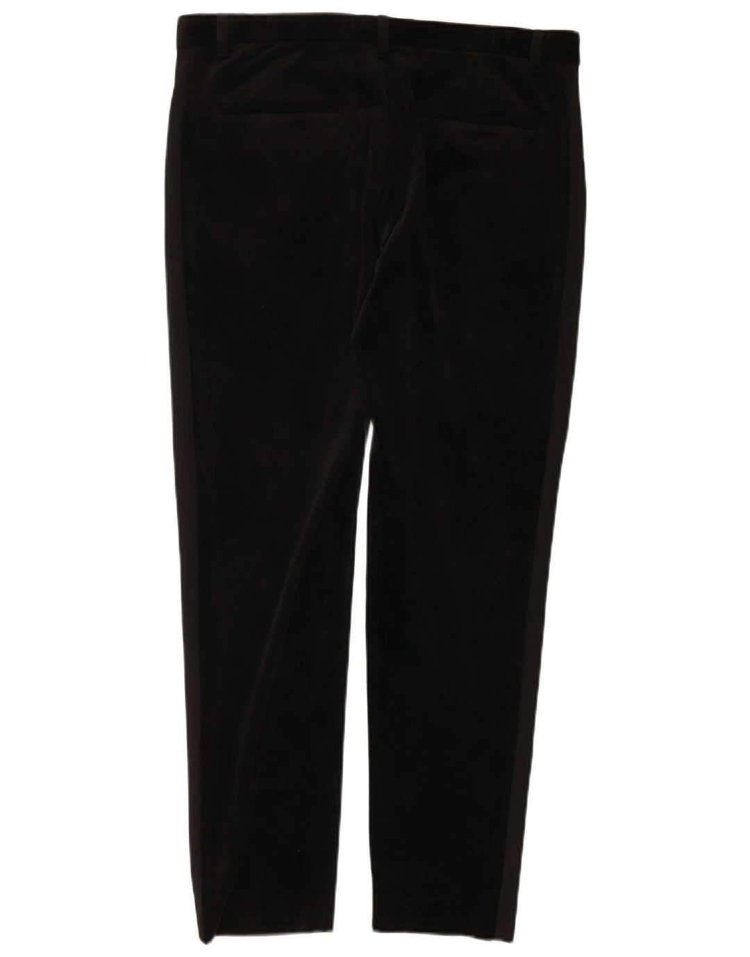 Zara Calça Chino Feminina Slim EU 40 Médio W31 L28 Preto Viscose