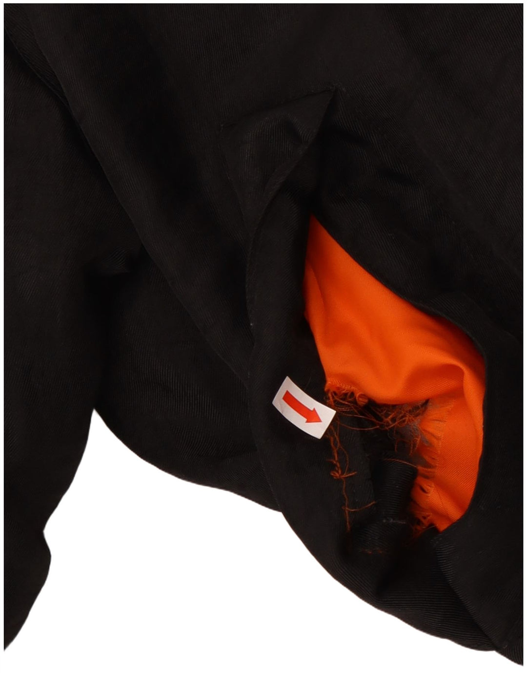 Jaqueta acolchoada masculina vintage folgada UK 38 preta média