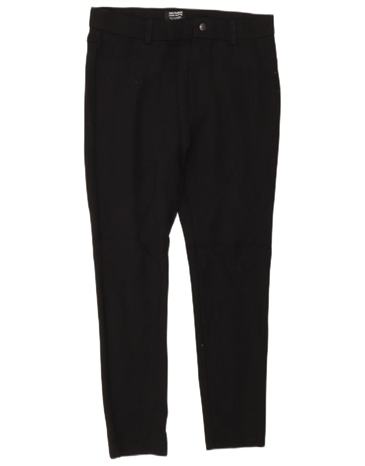 Zara Womens Trafaluc Leggings Reino Unido 14 Grande Preto