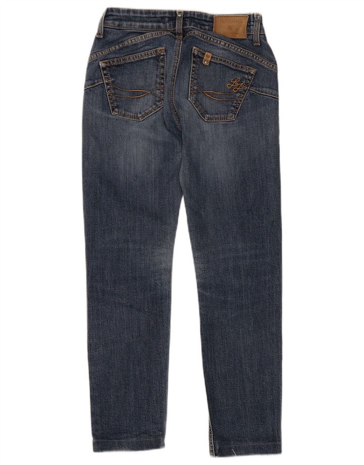 Liu Jo Jeans recortados femininos W28 L25 algodão azul