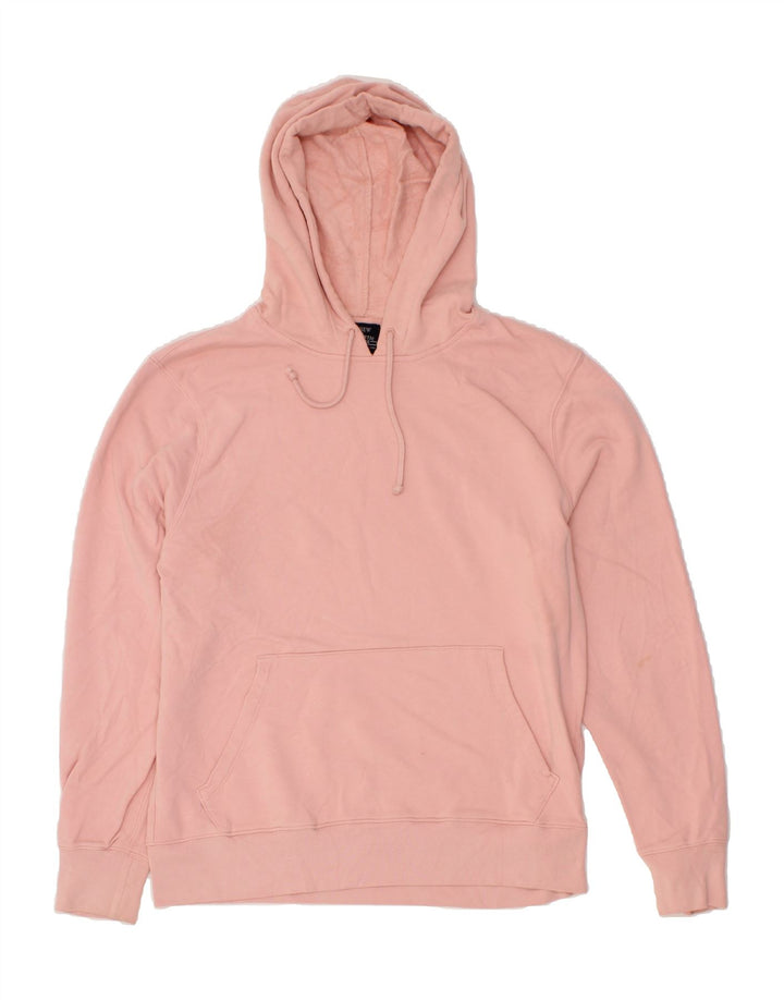 J. CREW Womens Hoodie Jumper UK 16 Large Pink Cotton Vintage J. Crew and Second-Hand J. Crew from Messina Hembry 