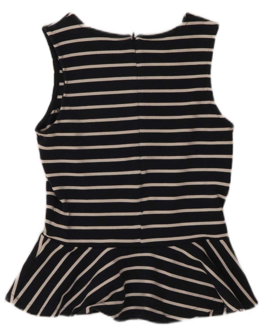 Blusa feminina Jack Wills Reino Unido 8 pequena listrada azul marinho náutica