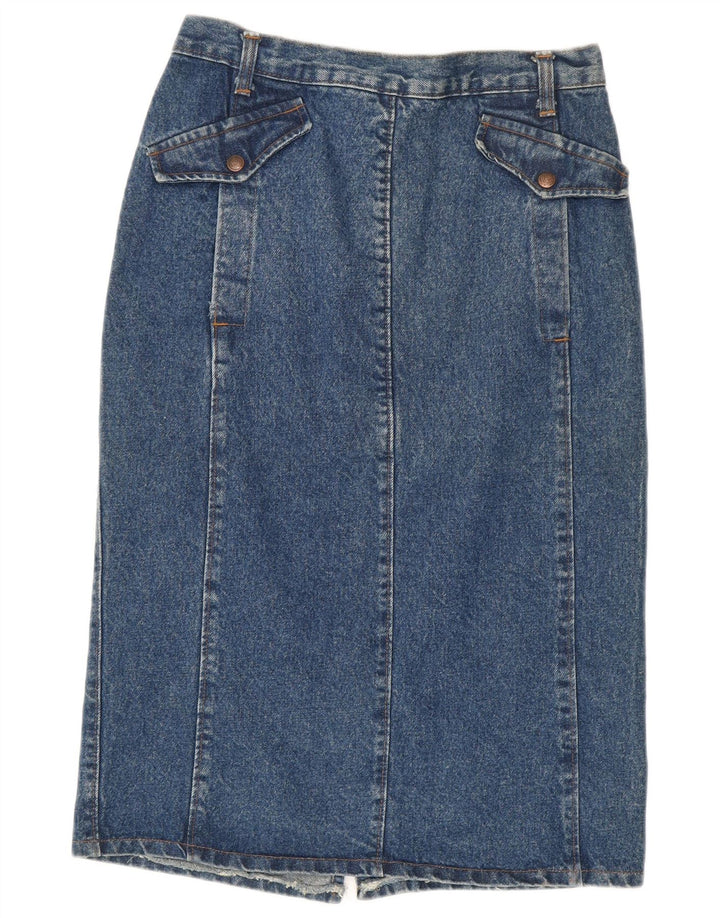 Saia jeans feminina ROY ROGERS W32 grande algodão azul