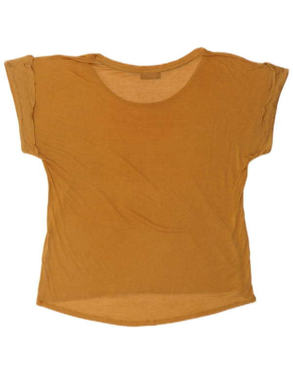 Camiseta feminina Max & Co. UK 16 grande marrom