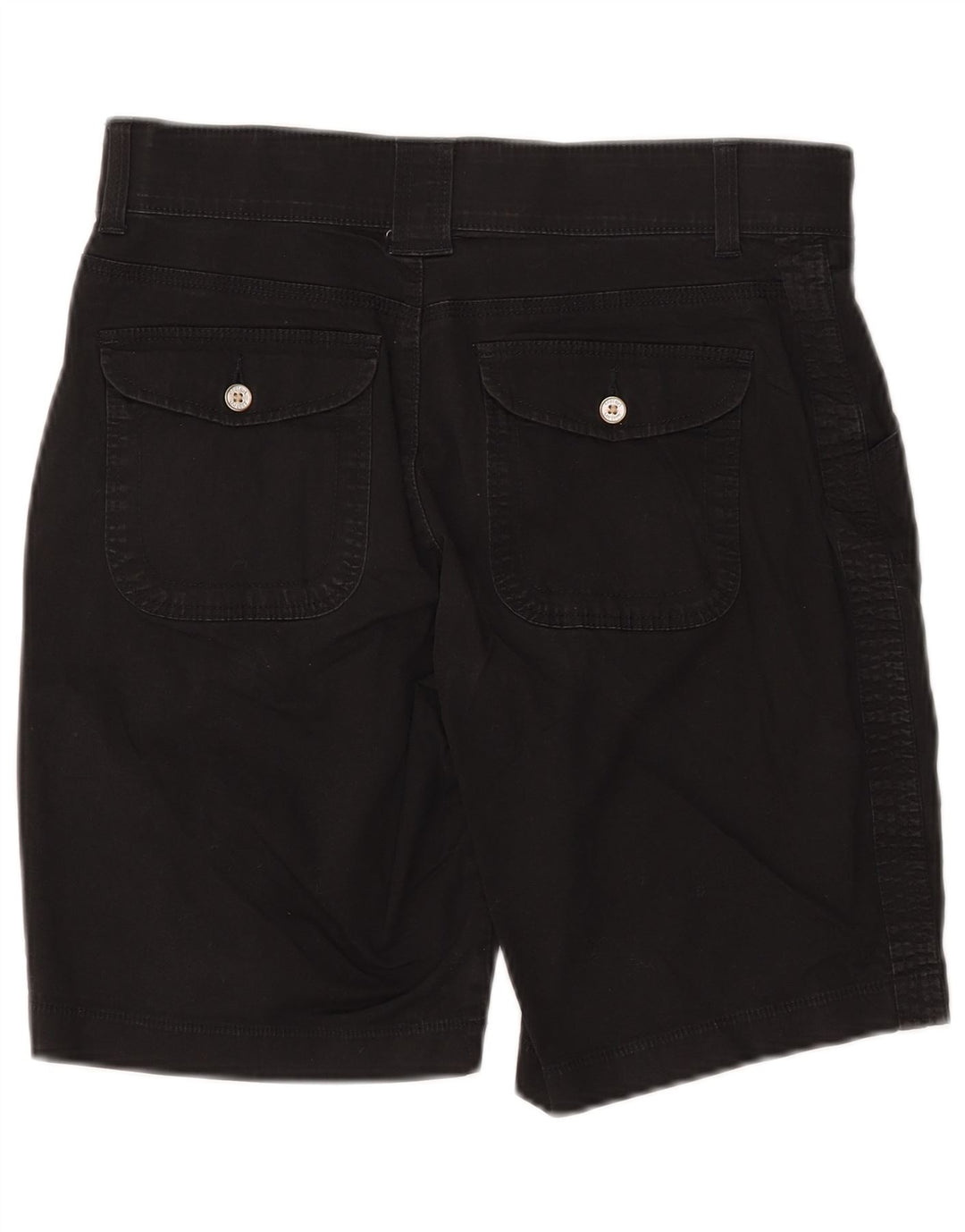 LEE Shorts Chino Feminino US 6 Médio W30 Algodão Preto