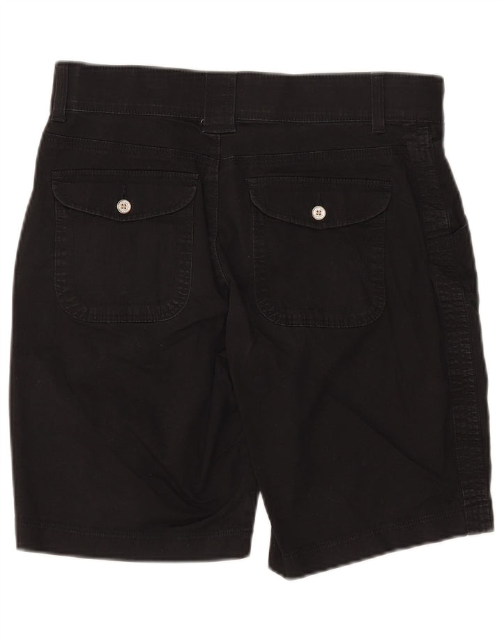 LEE Shorts Chino Feminino US 6 Médio W30 Algodão Preto