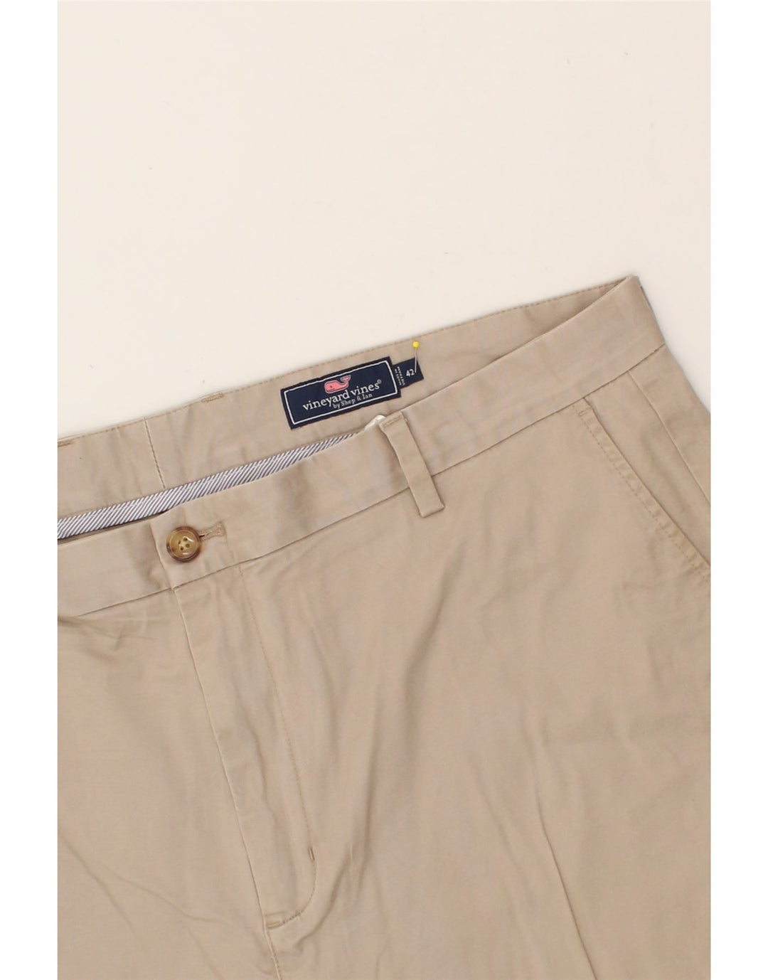 VINEYARD VINES Mens Chino Shorts W42 2XL Beige Cotton Vintage Vineyard Vines and Second-Hand Vineyard Vines from Messina Hembry 