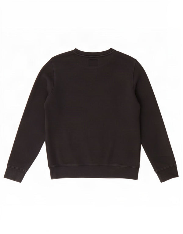 Calvin Klein Jeans Meninas Moletom Gráfico Jumper 13-14 Anos Algodão Preto