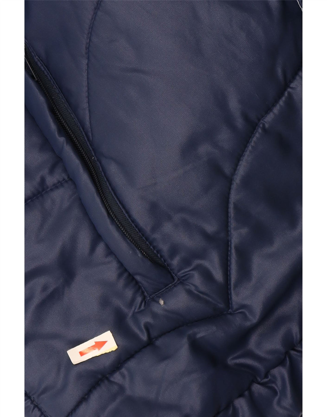 Jaqueta acolchoada masculina vintage IT 54 2XL poliamida azul marinho