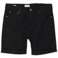 Shorts casuais masculinos Jack & Jones médio W32 algodão preto