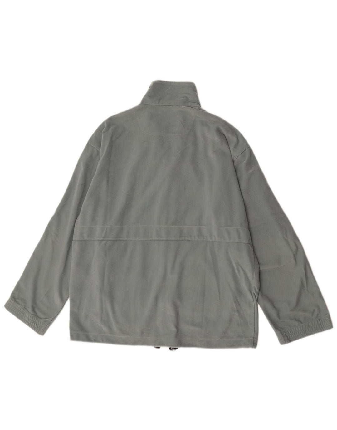 Diadora Mens Velour Tracksuit Top Jacket UK 40 Grande Poliéster Cinza