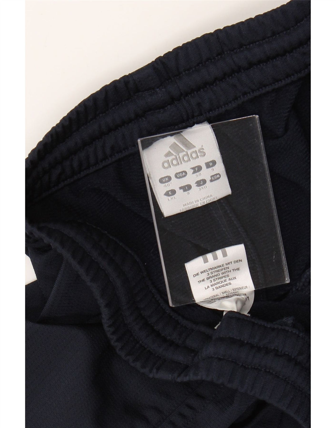 Shorts esportivos masculinos Adidas XL azul marinho poliéster