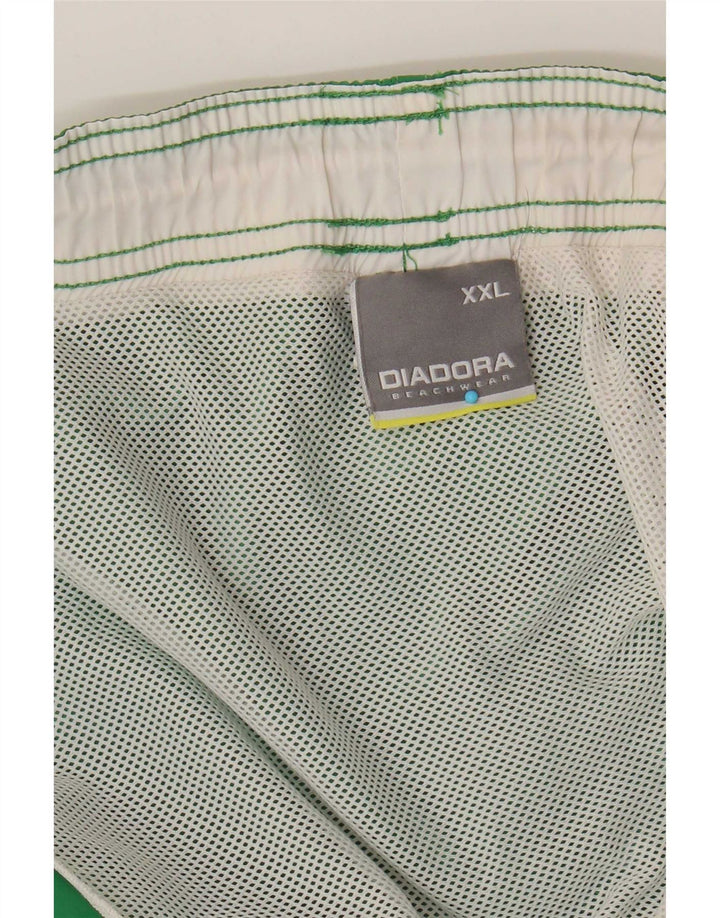 Shorts de natação masculino Diadora 2XL poliéster verde