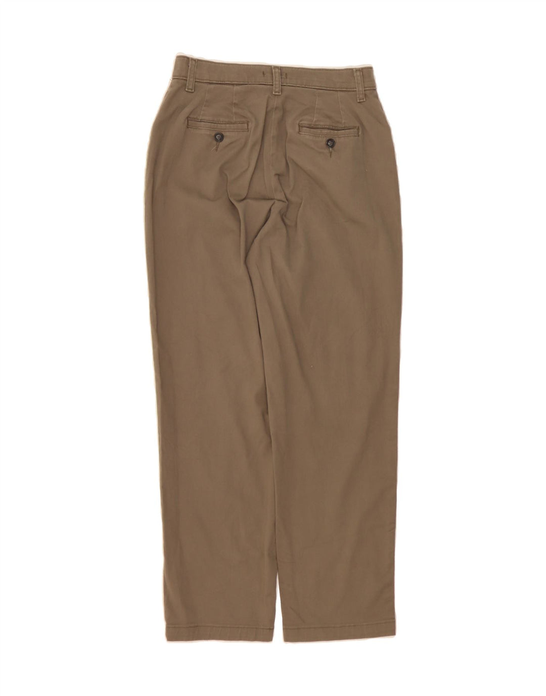 LEE Womens Straight Casual Trousers US 6 Medium W28 L28 Brown Cotton Vintage Lee and Second-Hand Lee from Messina Hembry 